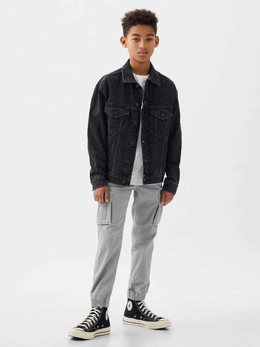 Joggers cargo in cotone stretch Bambino_0