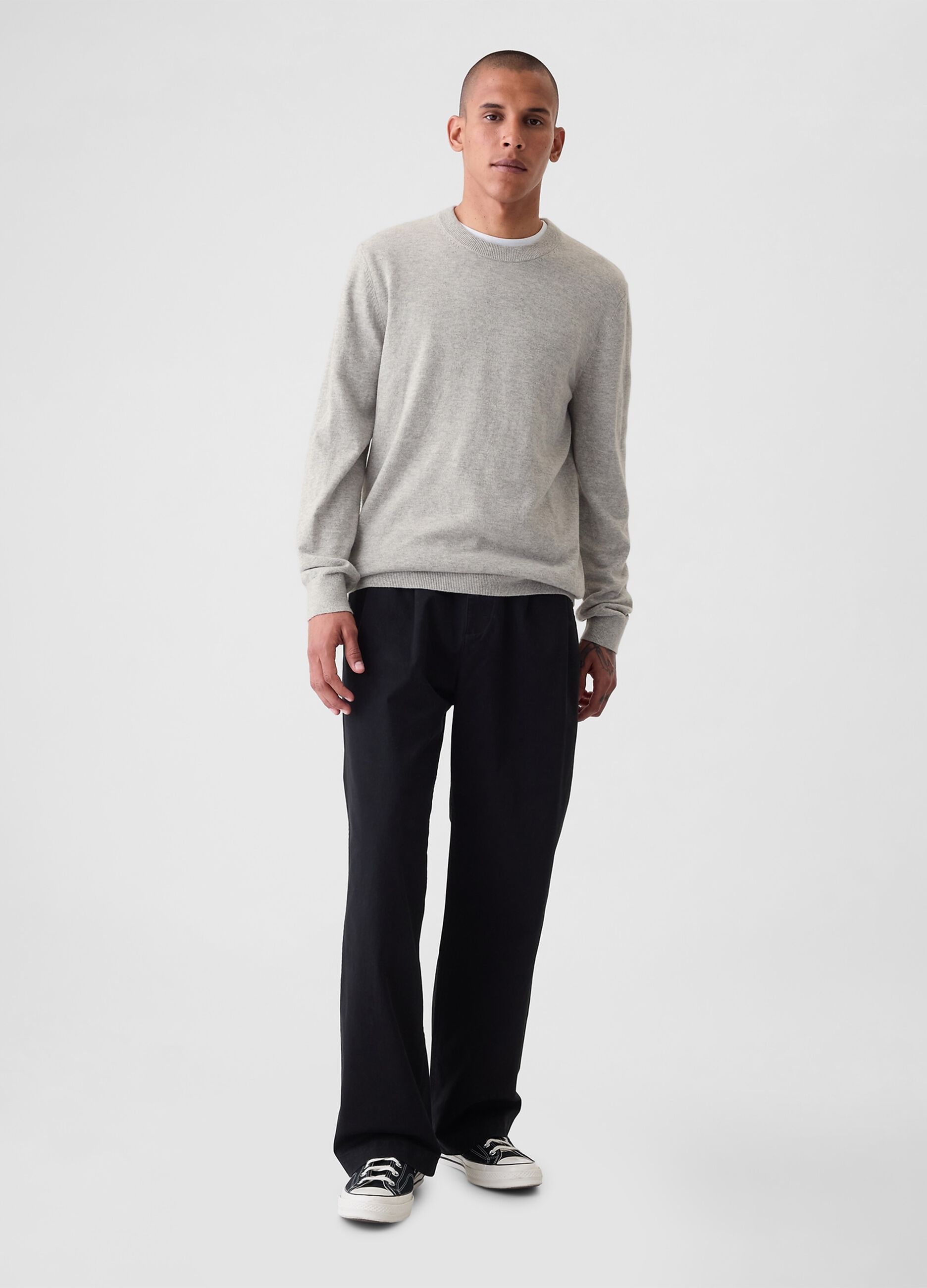 Pullover con scollo rotondo_1