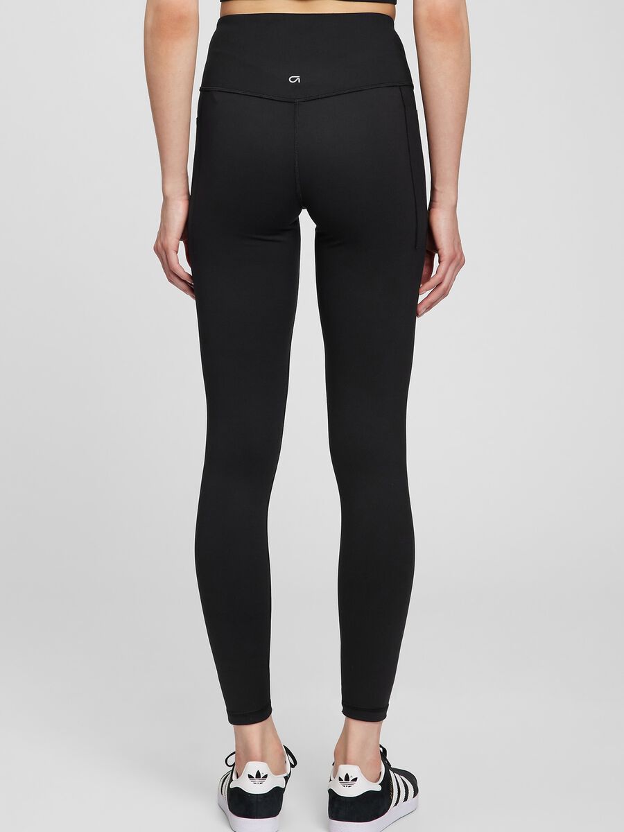 Leggings stretch con tasche Donna_3
