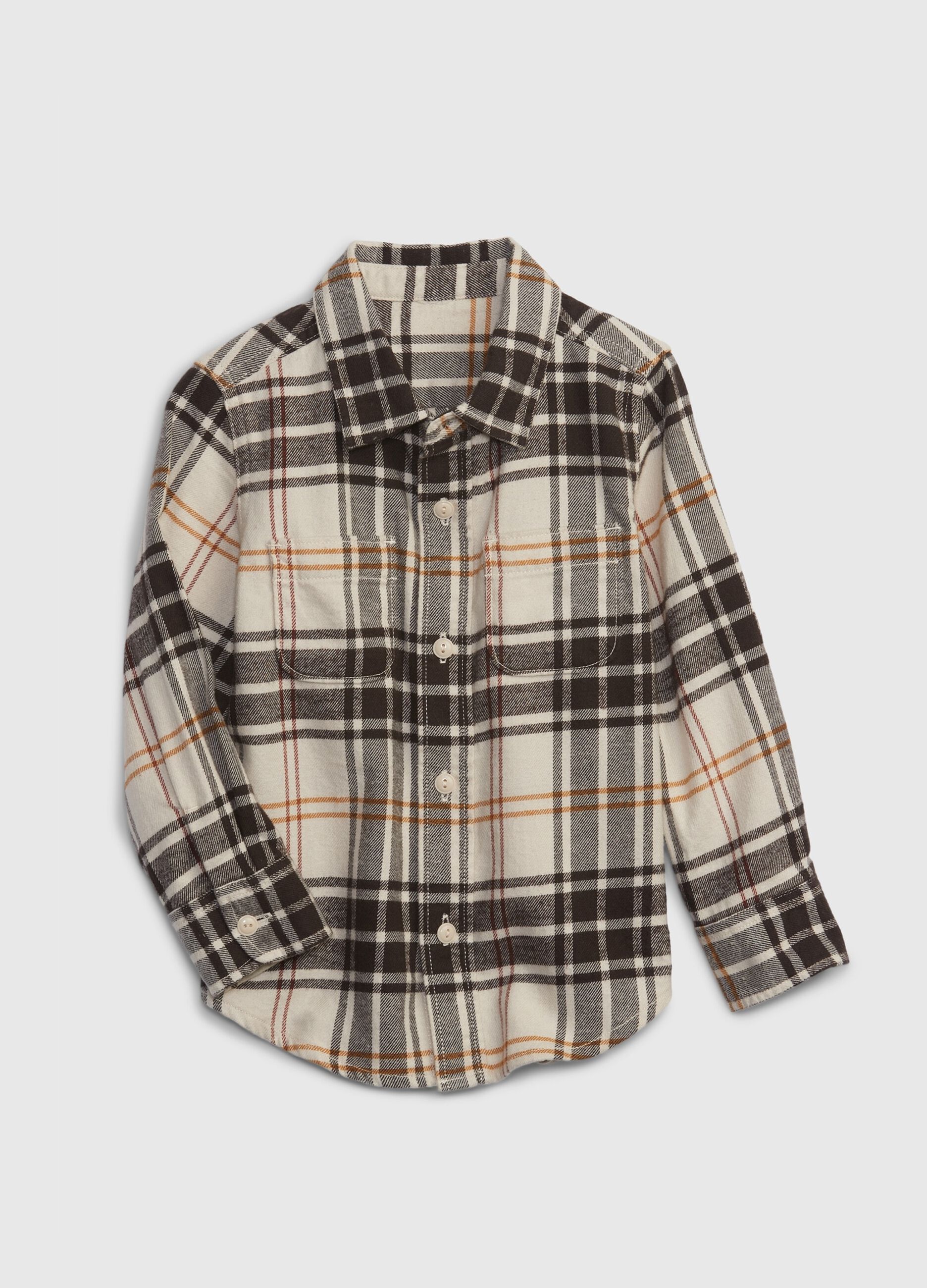 Flannel shirt in check pattern