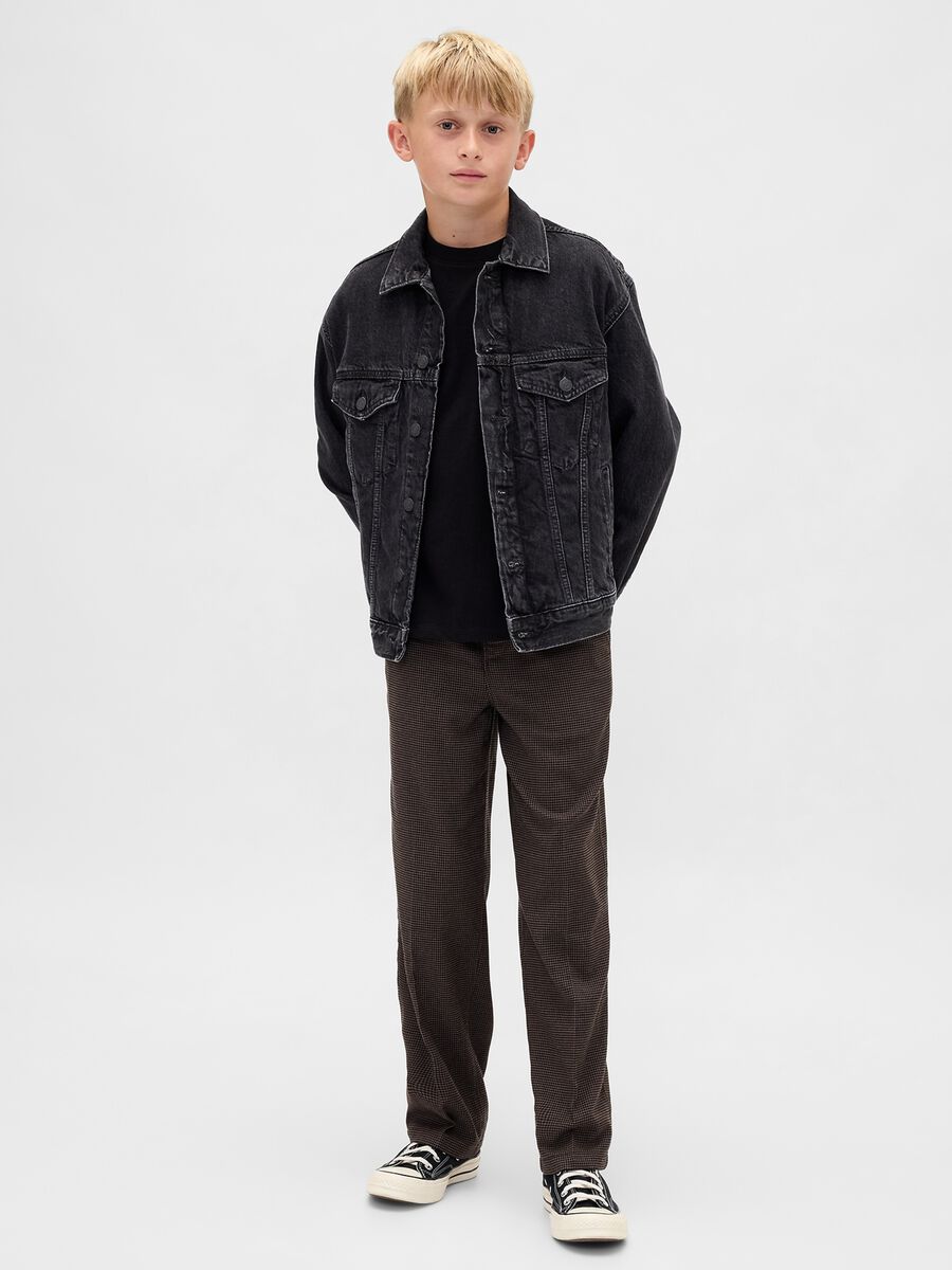 Stretchable Brown Trousers Boy_0