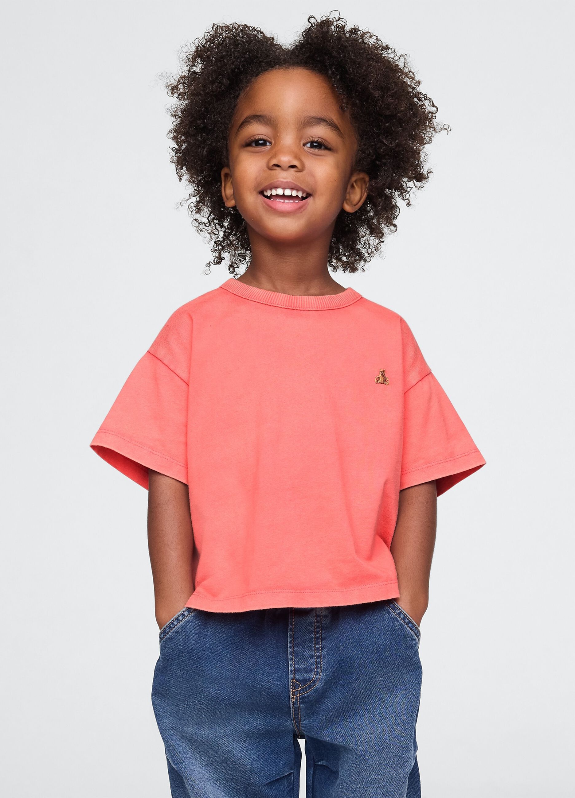 T-shirt arancione da bambino