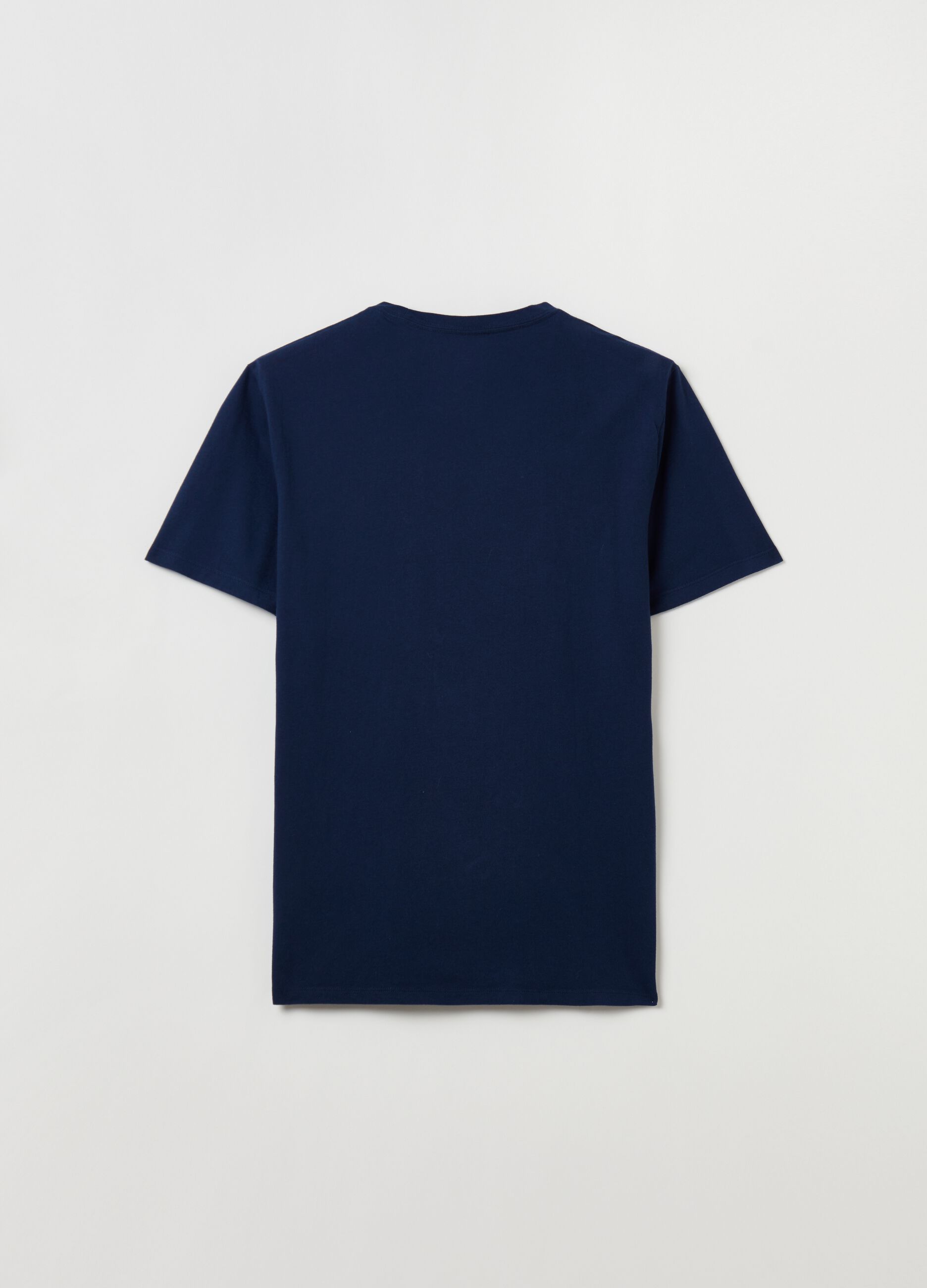 T-shirt girocollo in cotone_2