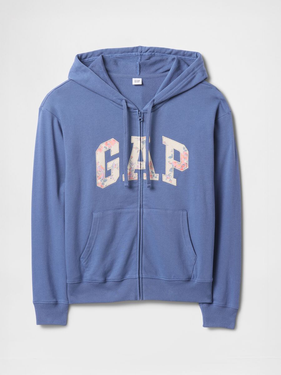 Hooded full-zip sweatshirt Woman_4