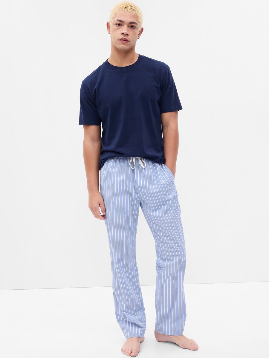 Long striped pyjama trousers Man_0