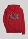 Felpa con logo GAP, cappuccio e zip in misto cotone_2