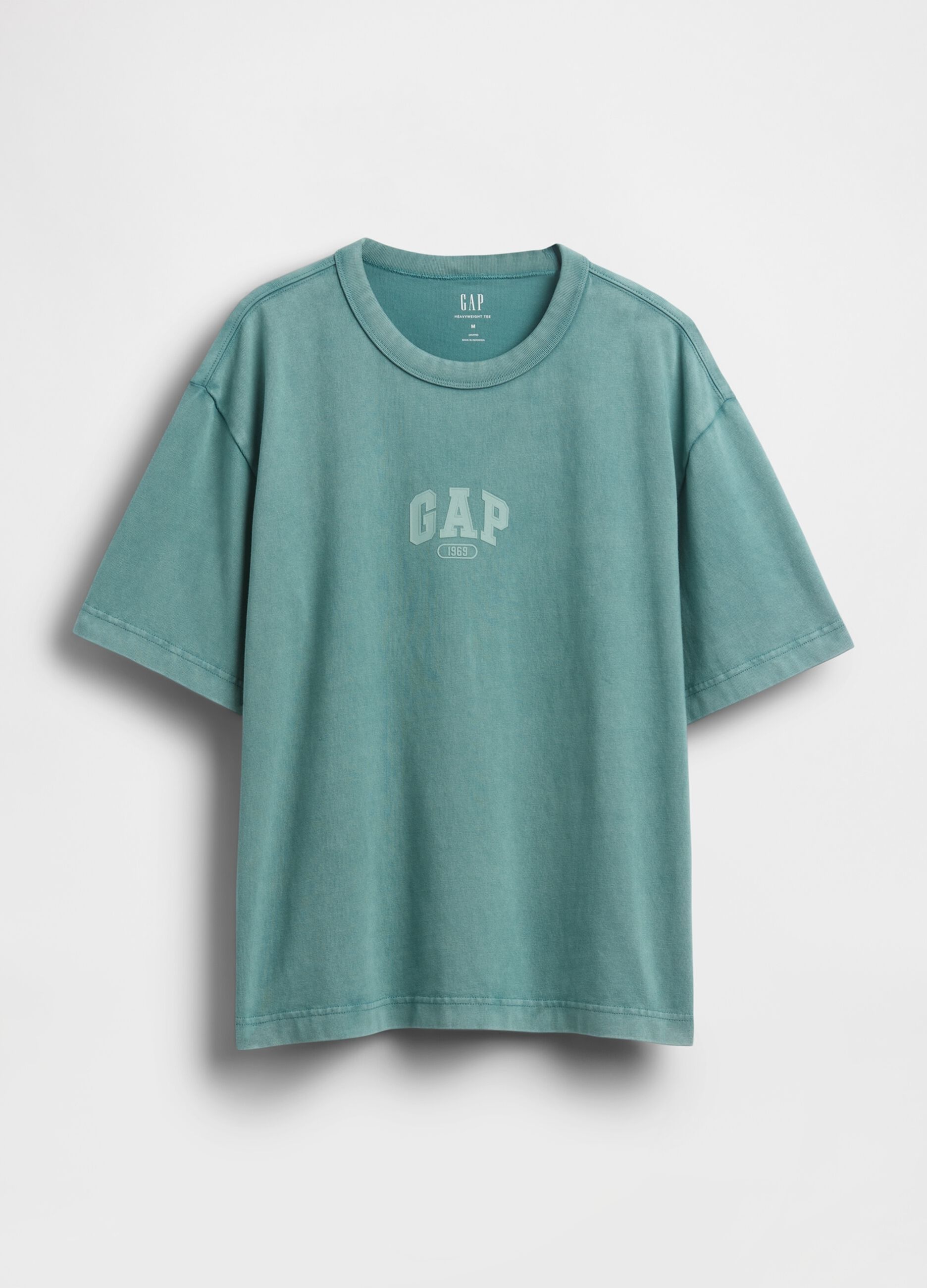 T-shirt a maniche corte in puro cotone con logo GAP