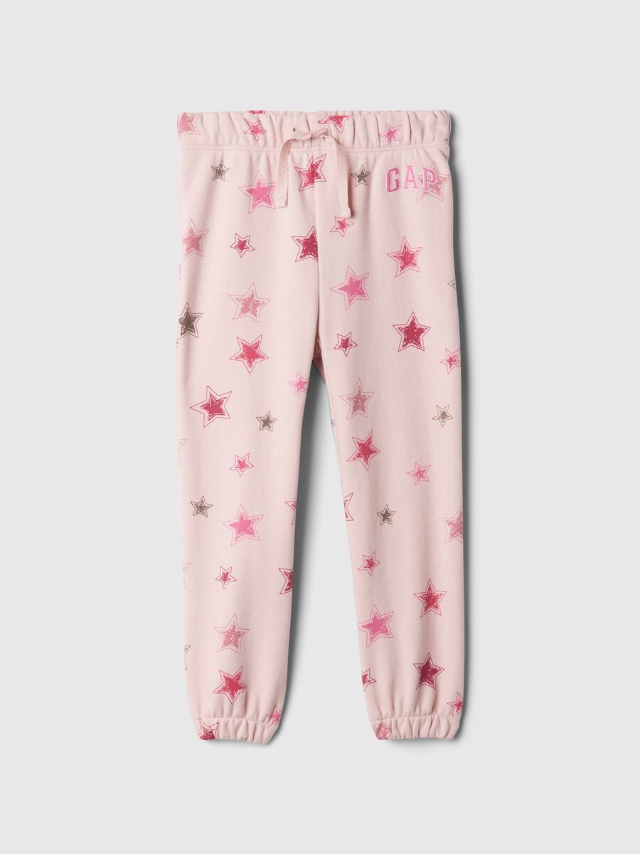 Joggers con coulisse e stampa stelle  Bimba_0
