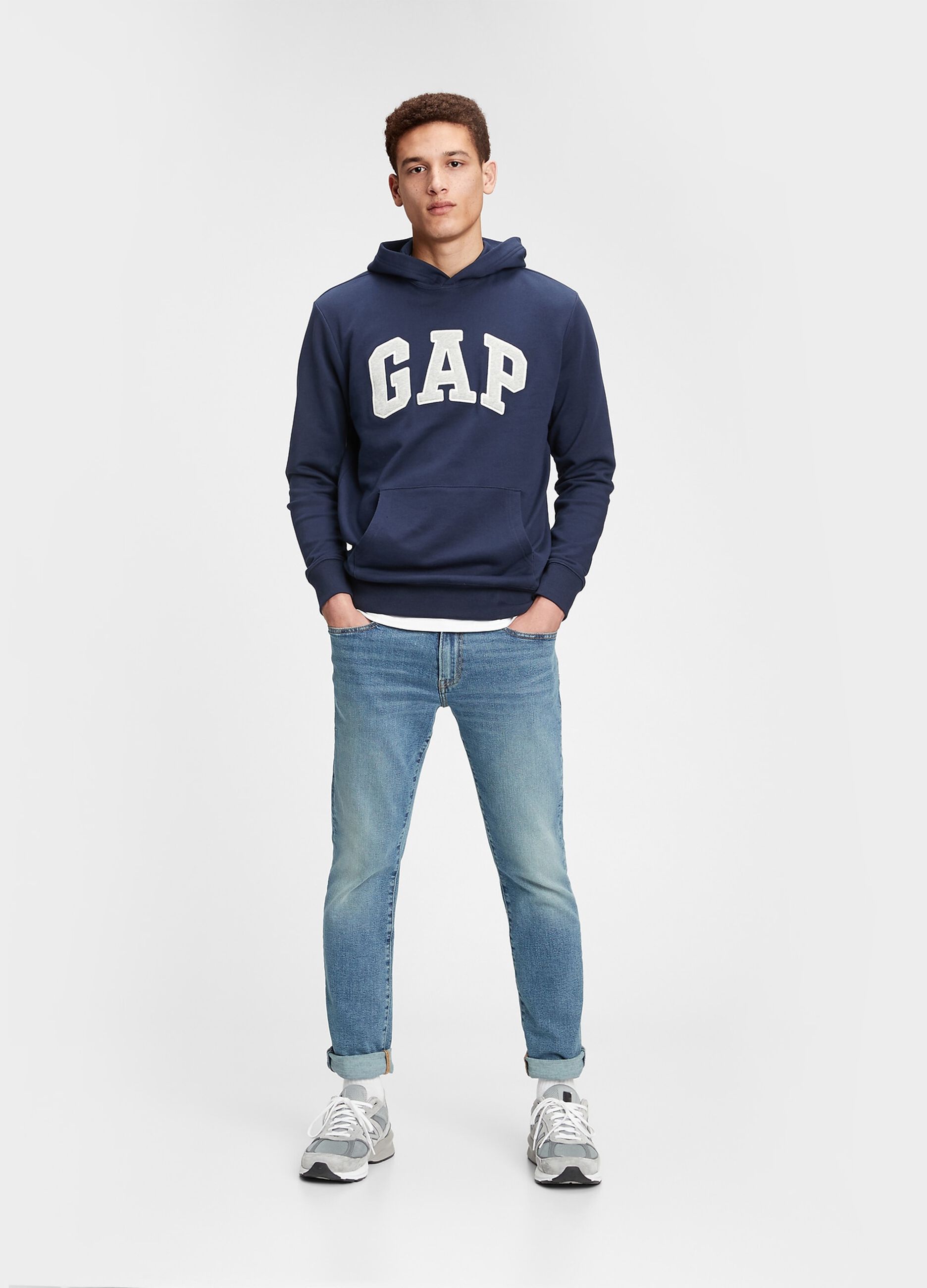 Felpe con Logo da Uomo GAP Italia