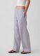 Pantaloni in misto lino a righe_3