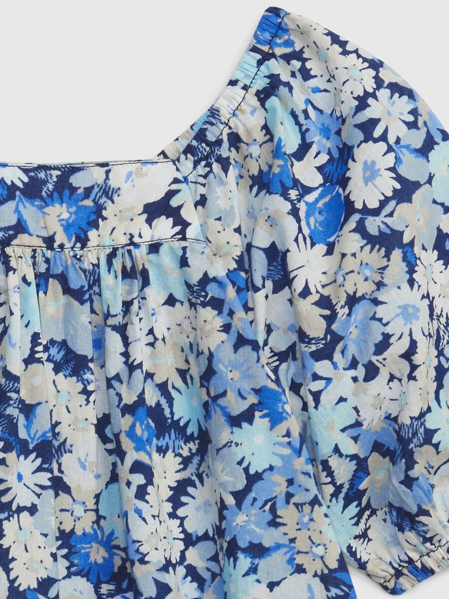 Cotton blouse with floral pattern Newborn Boy_2
