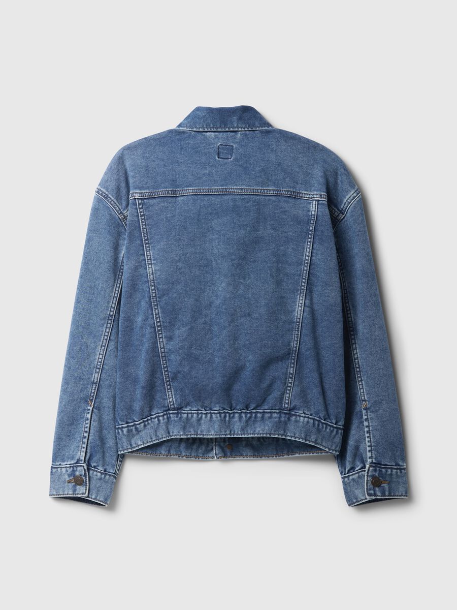 Stretch Cotton Denim Jacket for Kids - GAP Kids Boy_1