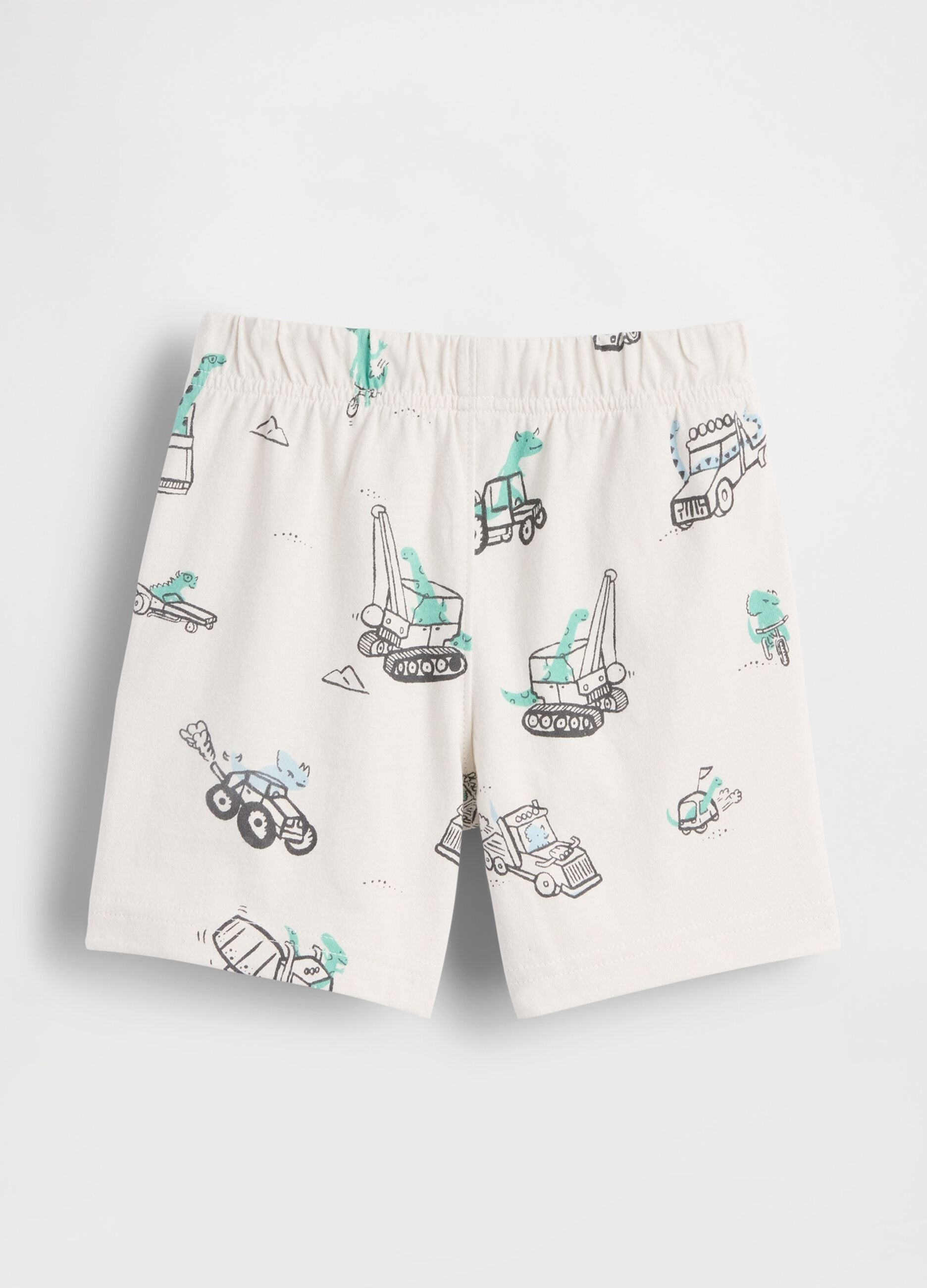 Shorts in puro cotone con stampa