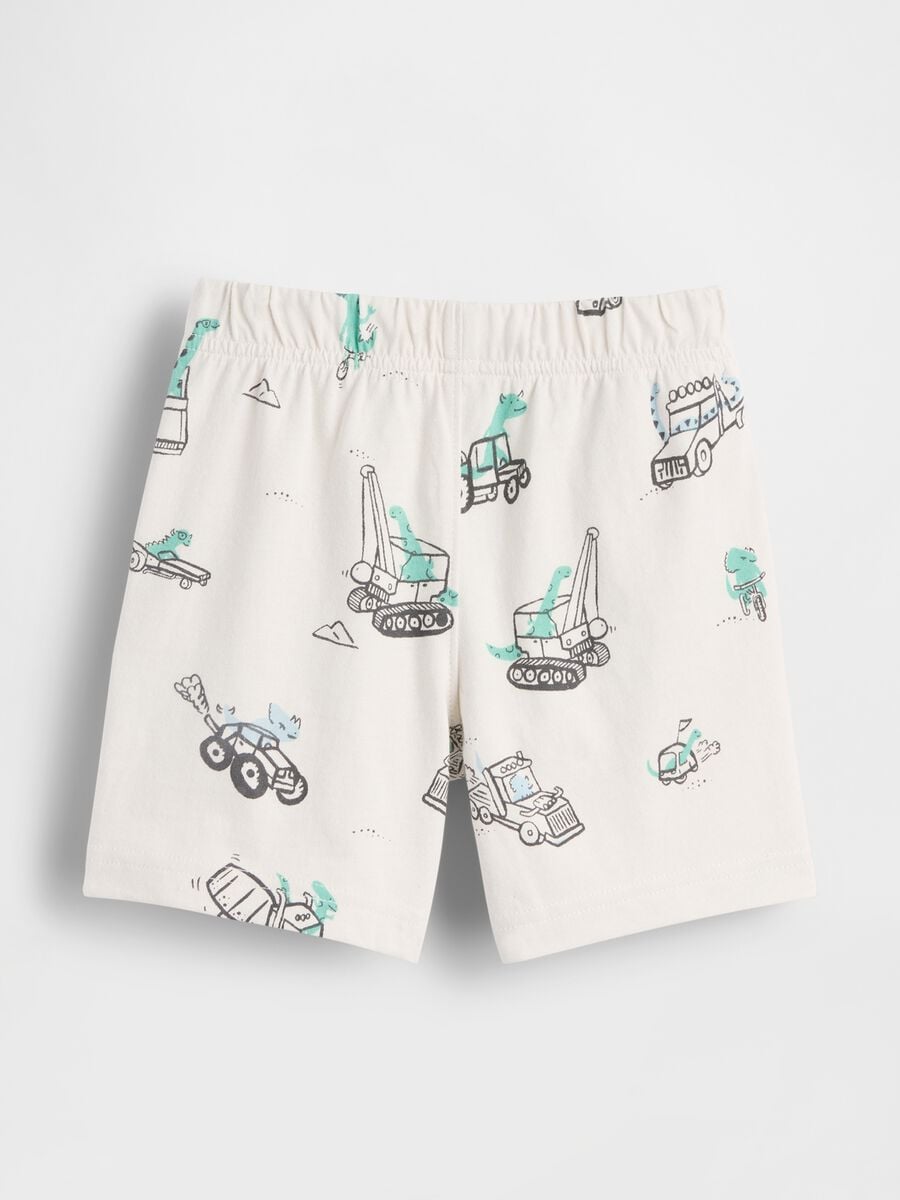 Shorts in puro cotone con stampa Bimbo_1