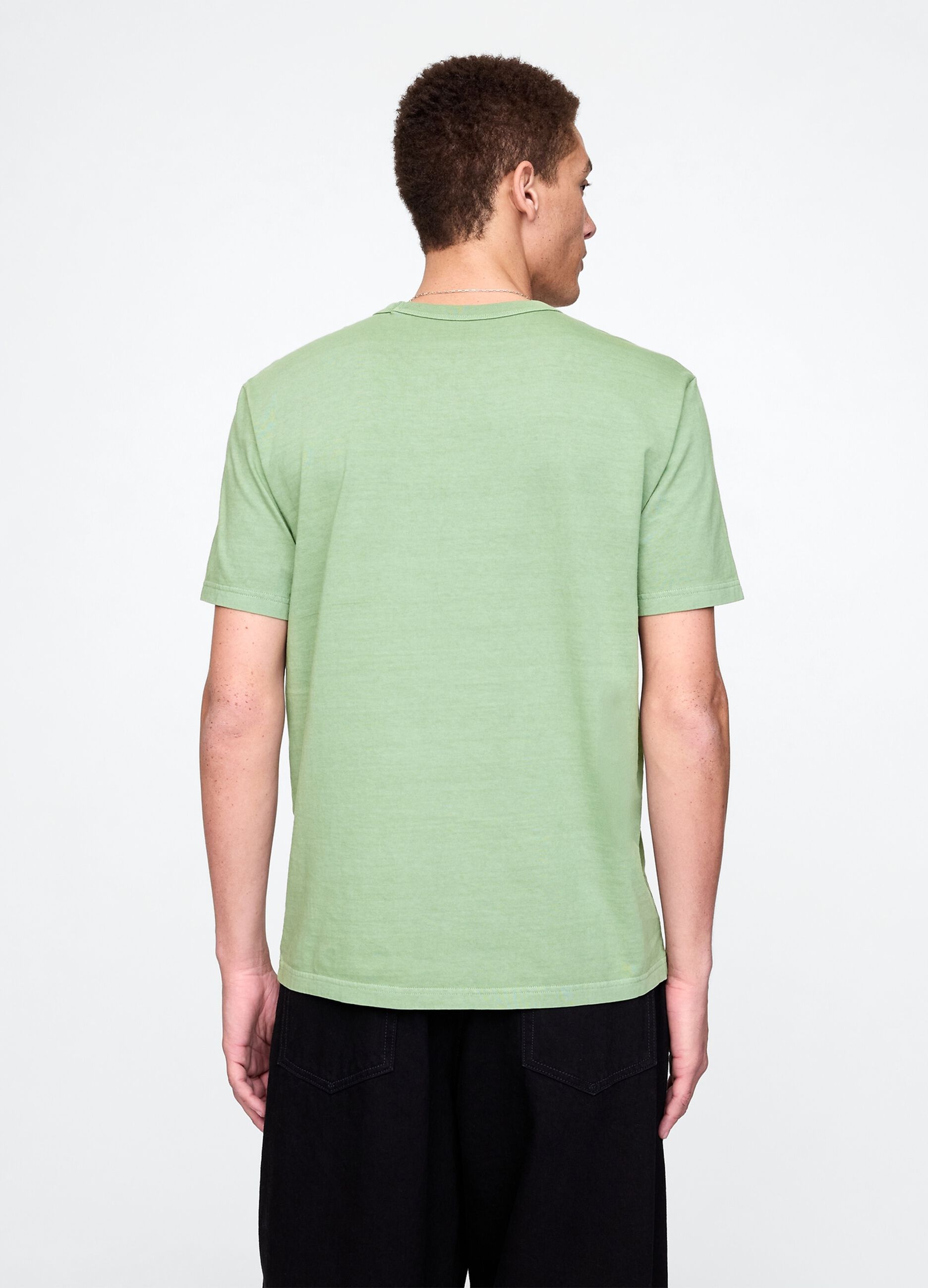 T-shirt verde a maniche corte in cotone Gap_2