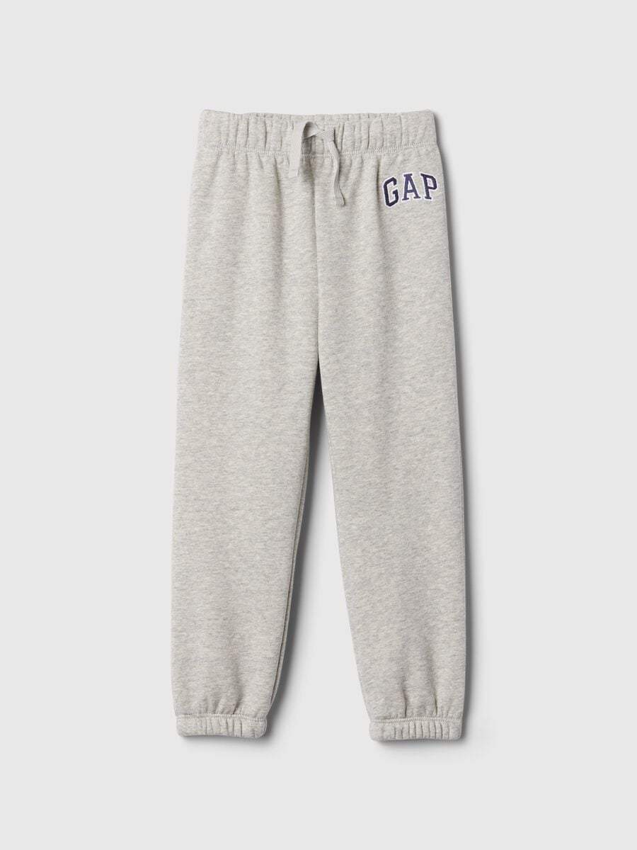 Joggers in misto cotone con logo GAP Bimbo_0
