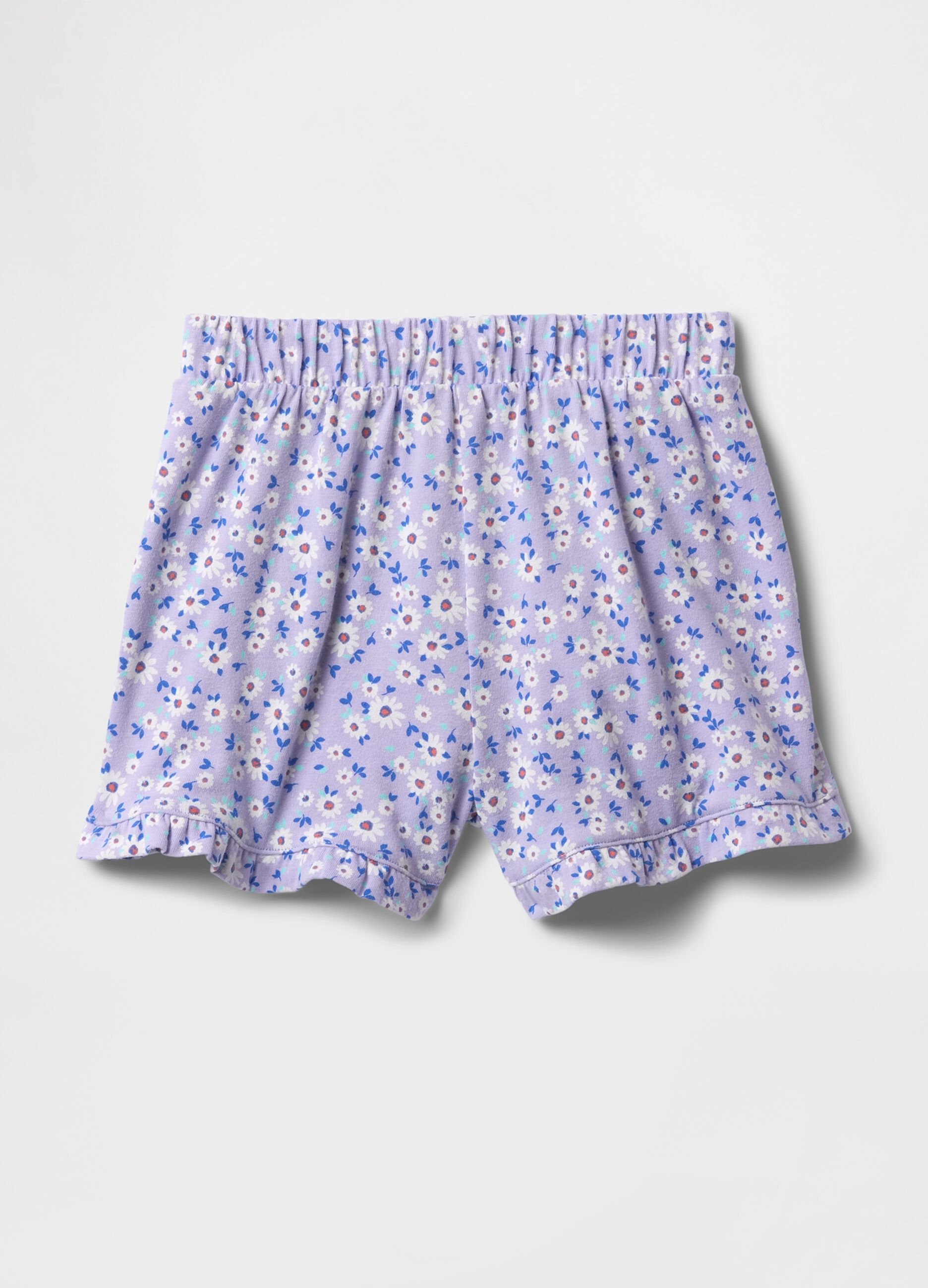 Pantaloncini viola a fiori primavera estate 2025_1