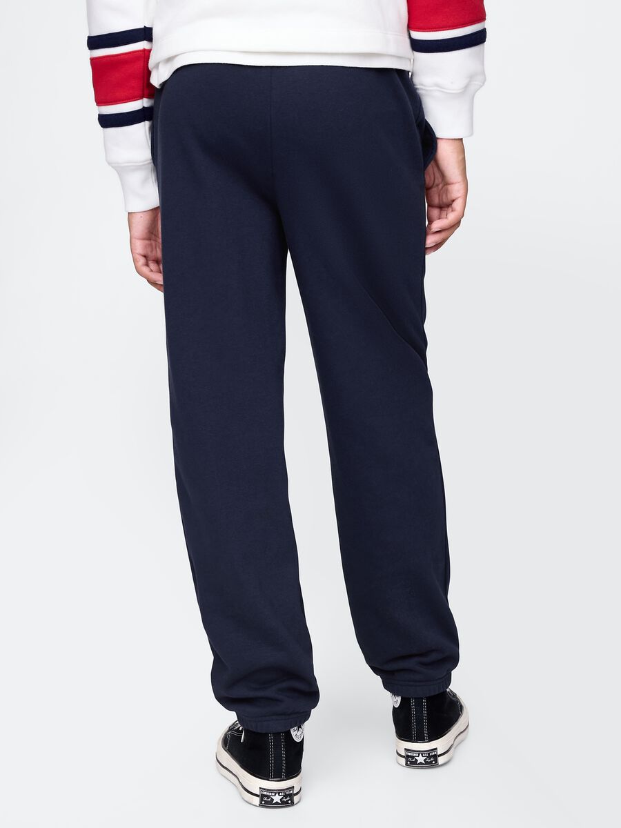 Pantaloni blu navy GAP Kids in misto cotone Bambino_2