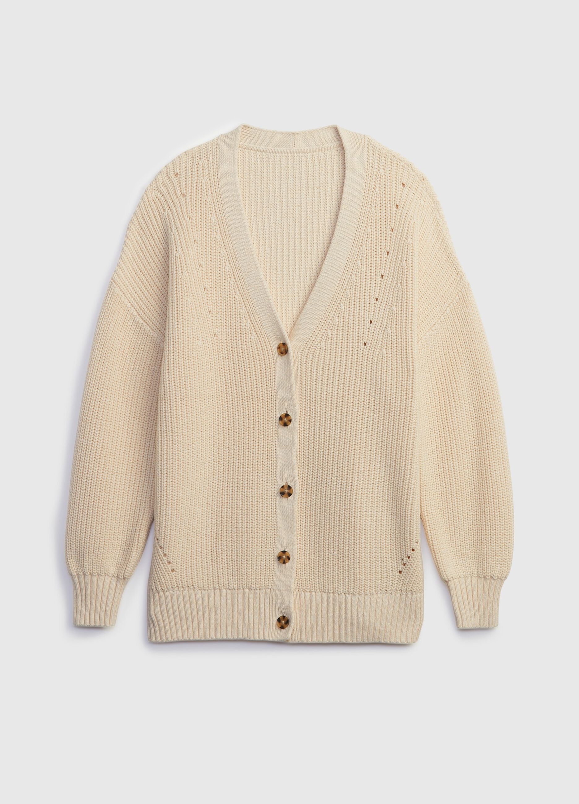 Cardigan oversize con bottoni_3