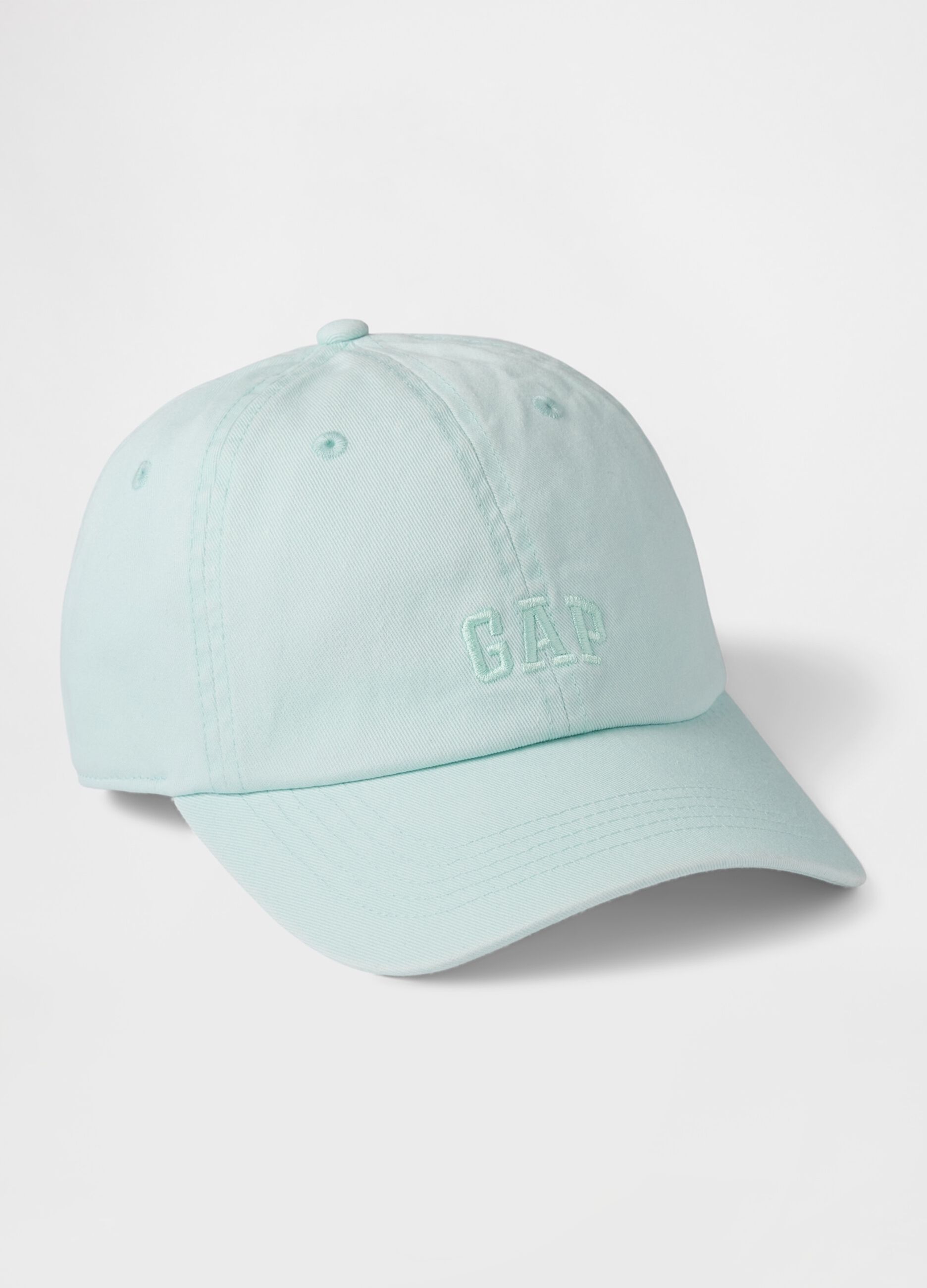 Cappello da baseball azzurro in cotone