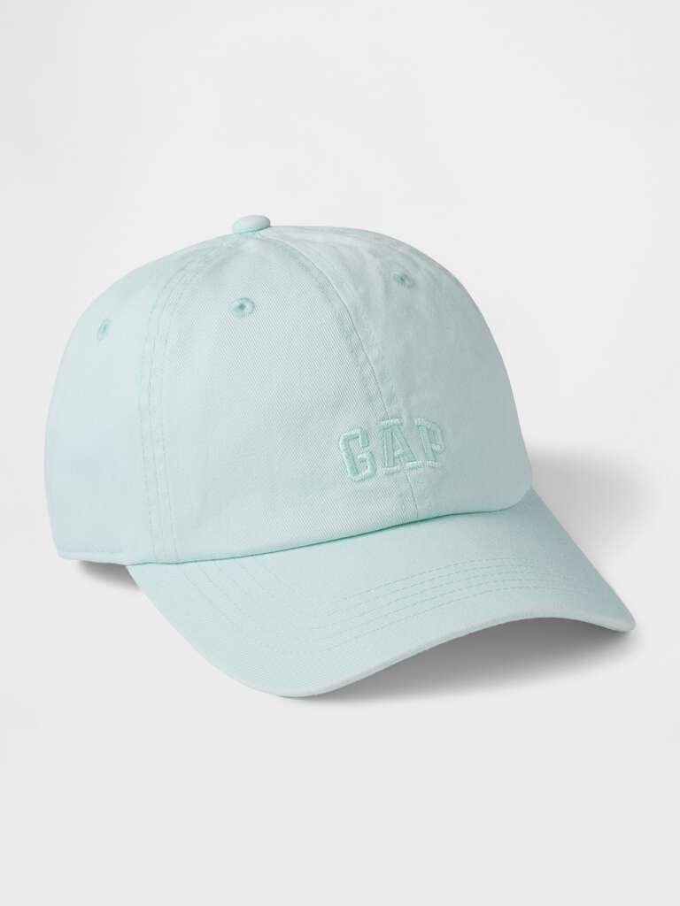 Cappello da baseball azzurro in cotone