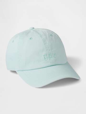 Cappello da baseball azzurro in cotone_0