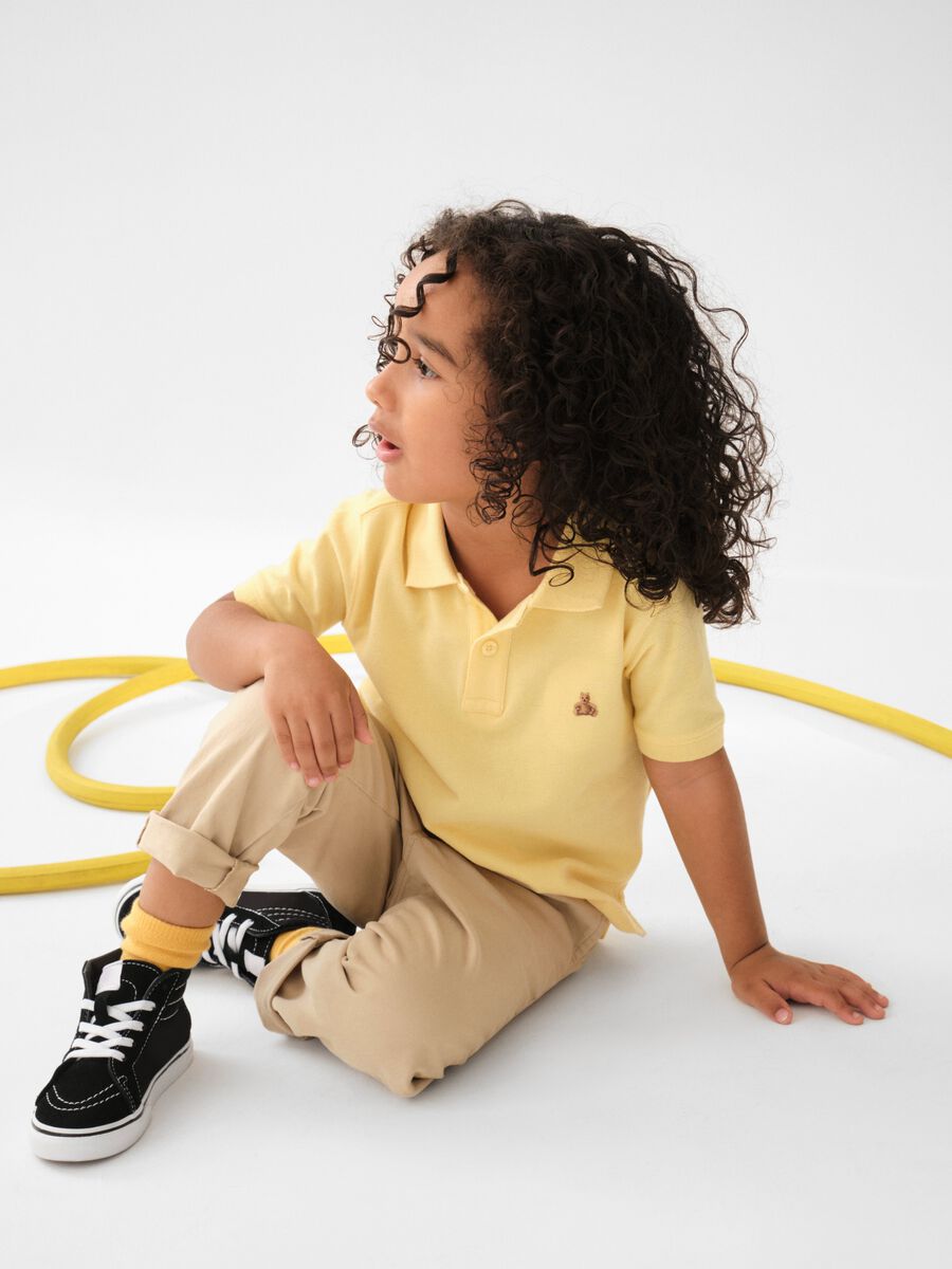 Pull-on trousers with drawstring Baby Boy_0