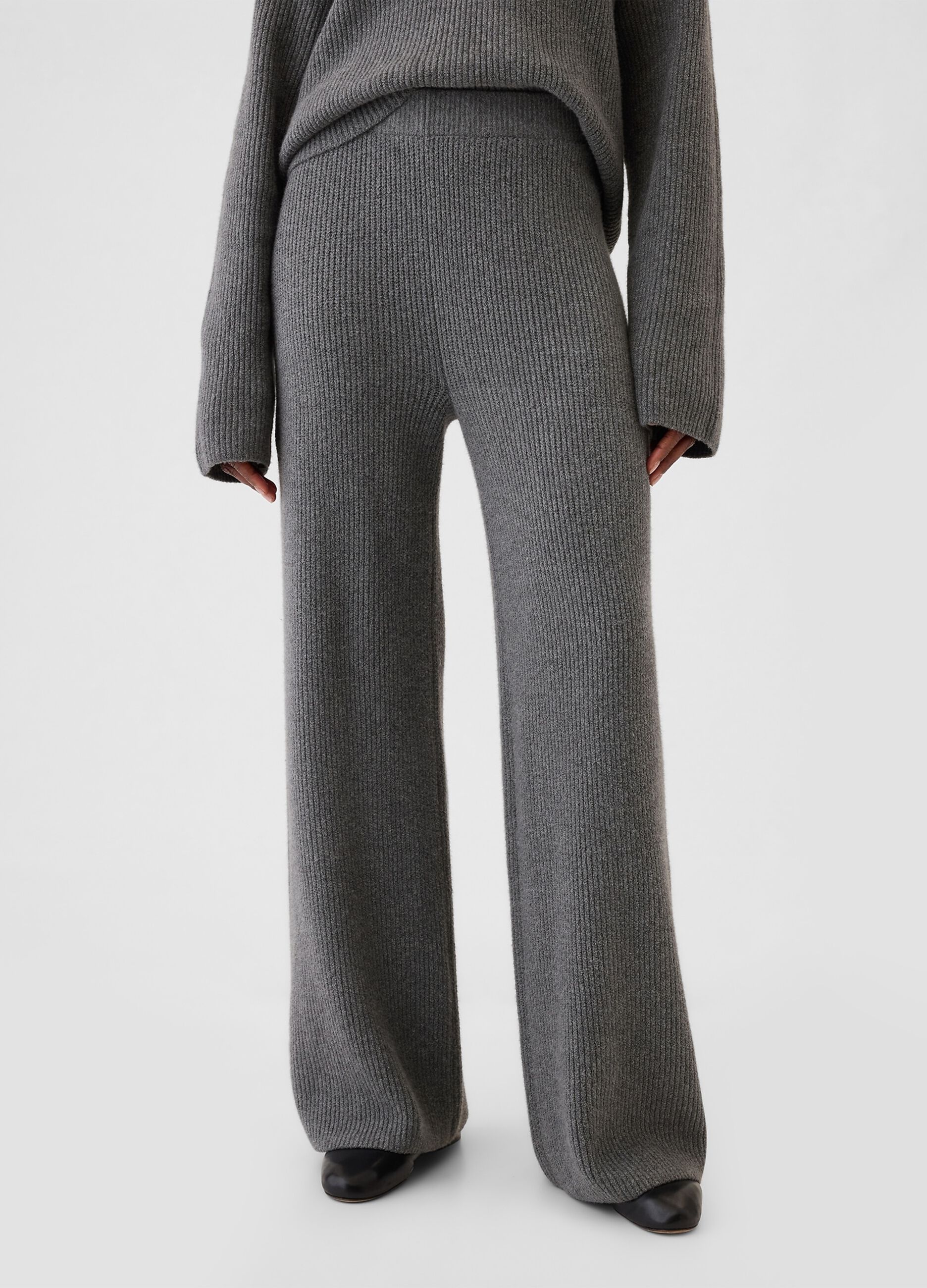 Pantalone a gamba larga a coste inglesi_1