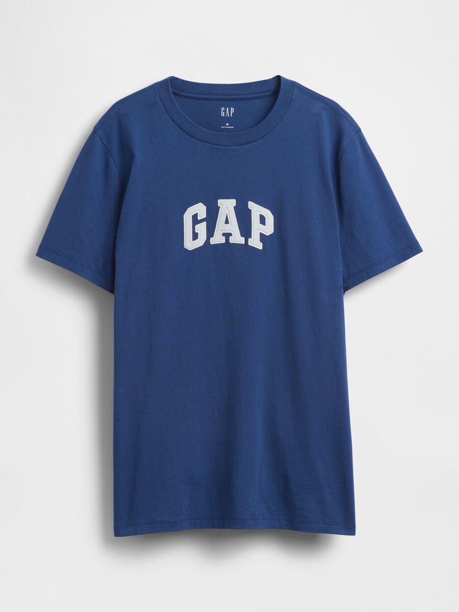 T-shirt a maniche corte con logo GAP in puro cotone Uomo_3