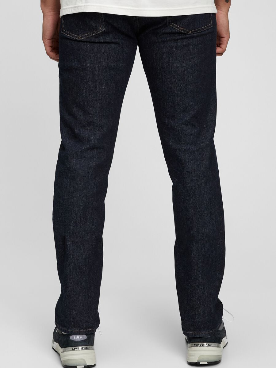 Straight-fit stretch jeans Man_1