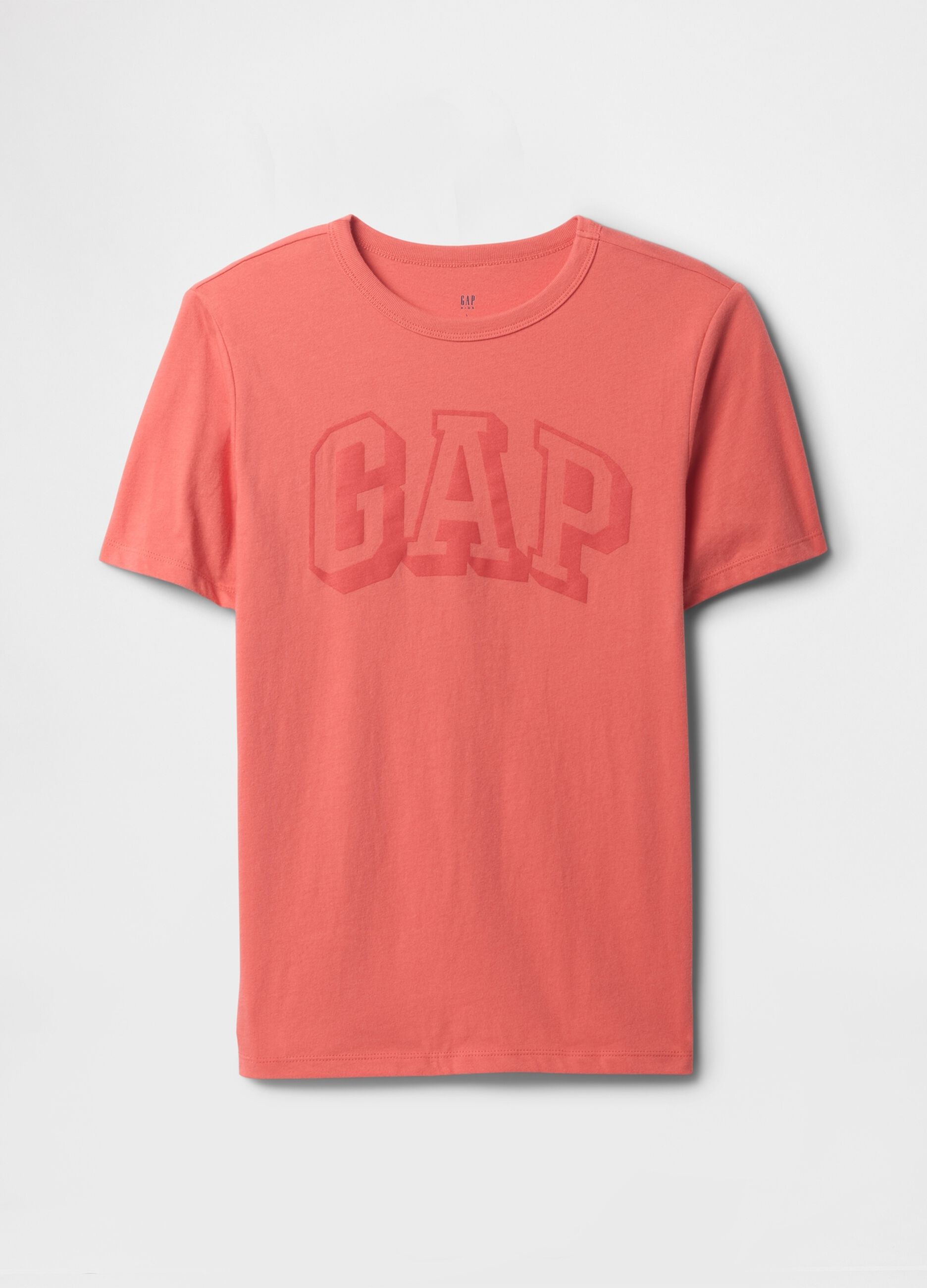 T-shirt a maniche corte arancione in cotone GAP Kids
