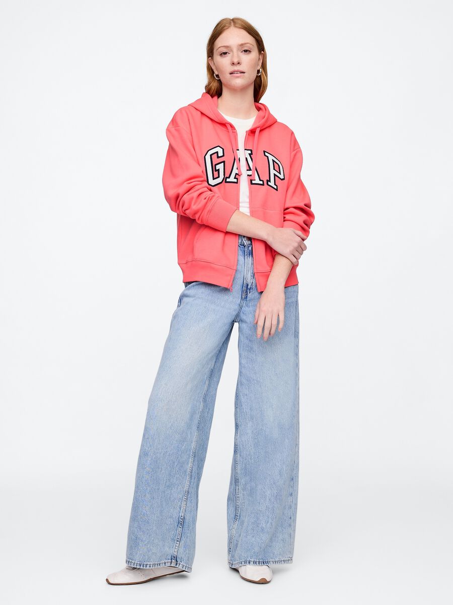 Hooded Full-Zip Sweatshirt Woman_2