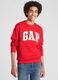 Felpa girocollo con patch logo GAP_0