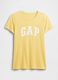 T-shirt giallo in cotone_3