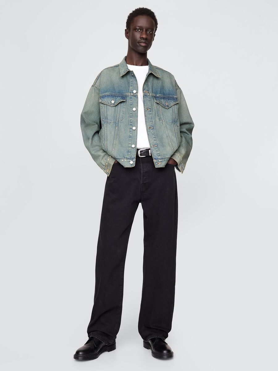 Giacca in denim gap in puro cotone Uomo_1