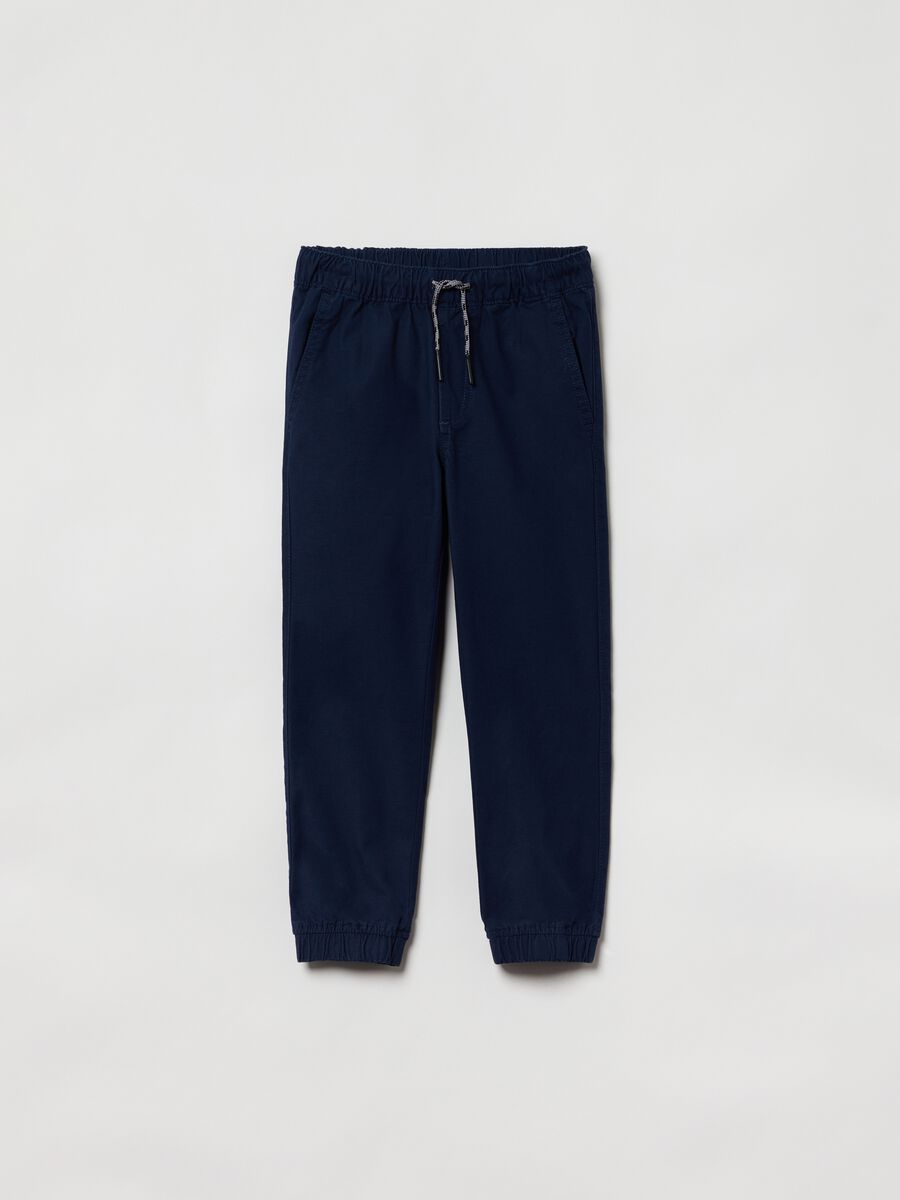 Pantalone jogger con coulisse Bambino_0