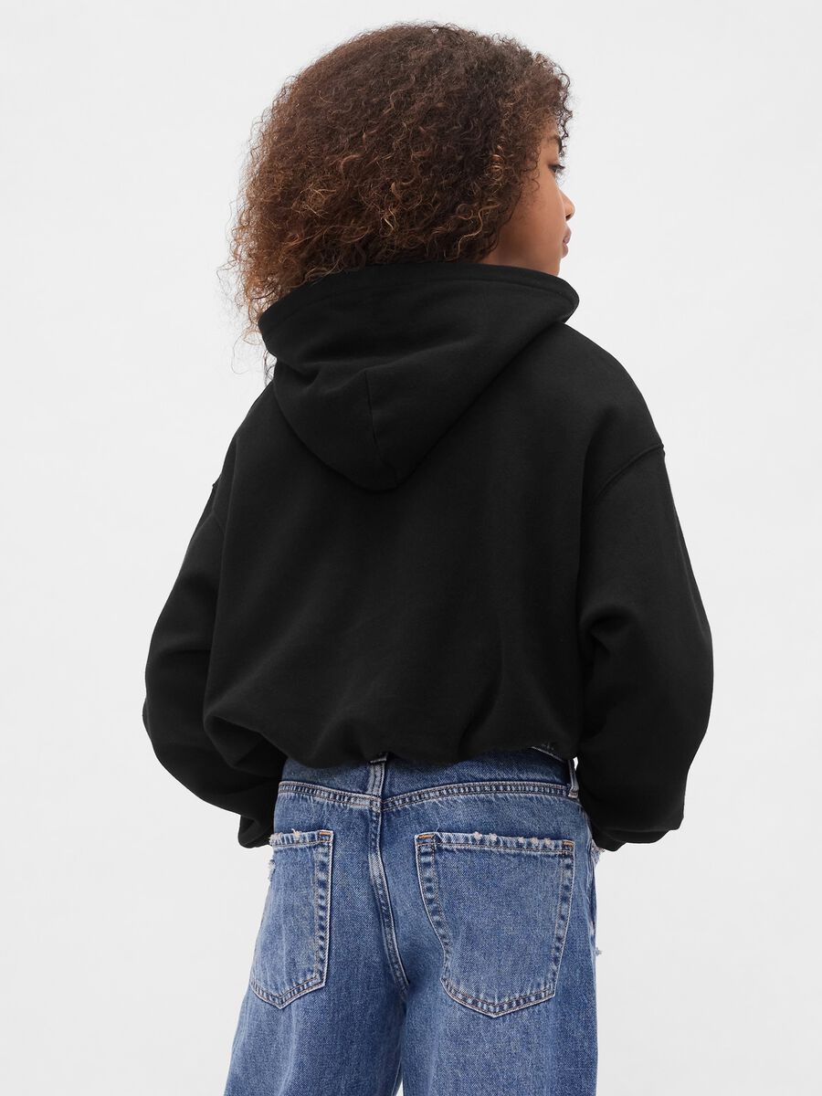 Black sweatshirt for girls Girl_2