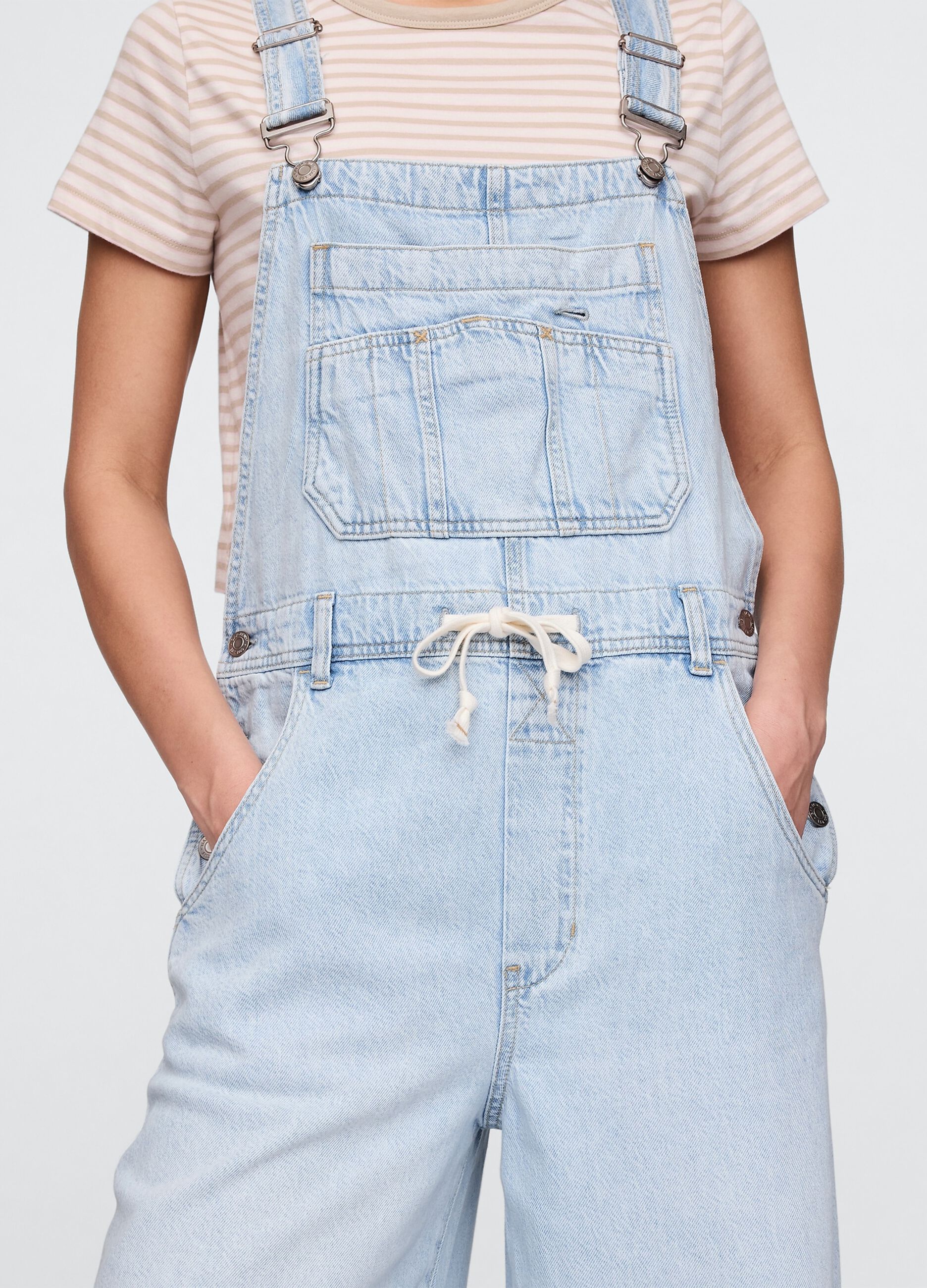 Salopette denim chiaro Gap_3