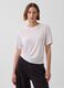 T-shirt in misto lino_0