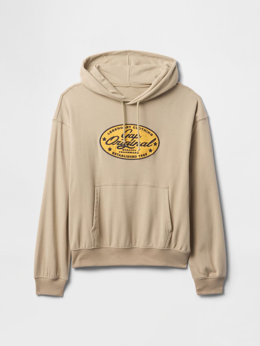Felpa beige con cappuccio Gap Uomo_3