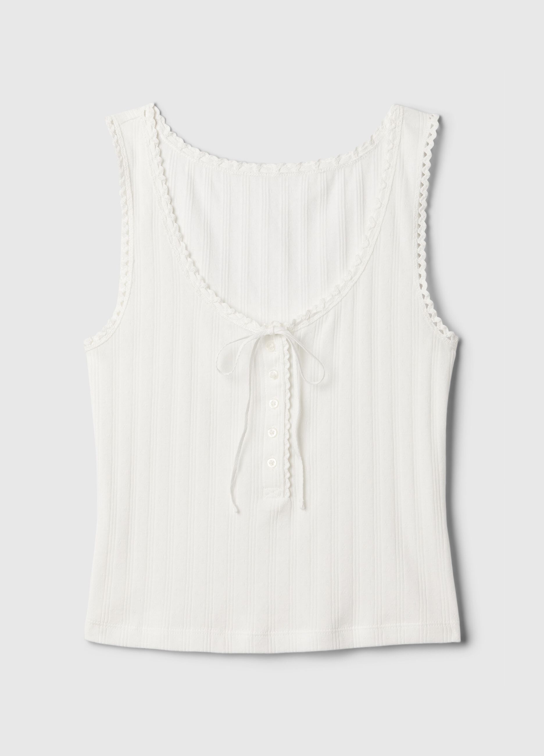 GAP for DÔEN pointelle tank top_4