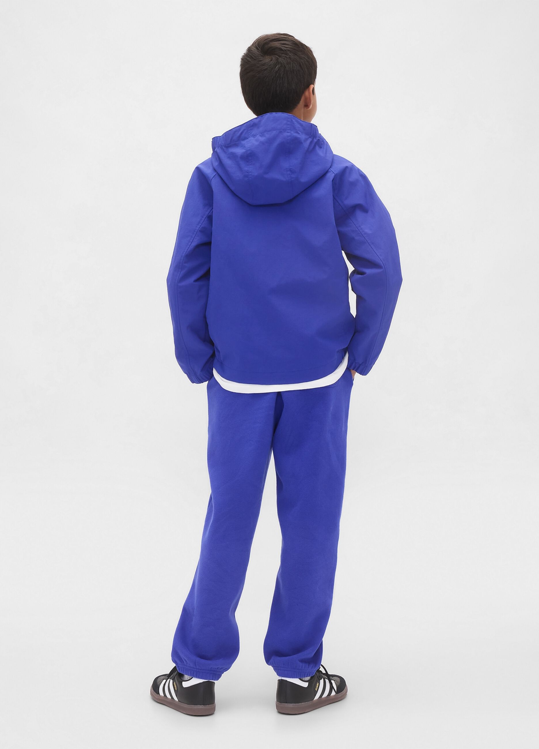 Pantaloni blu in cotone per bambino