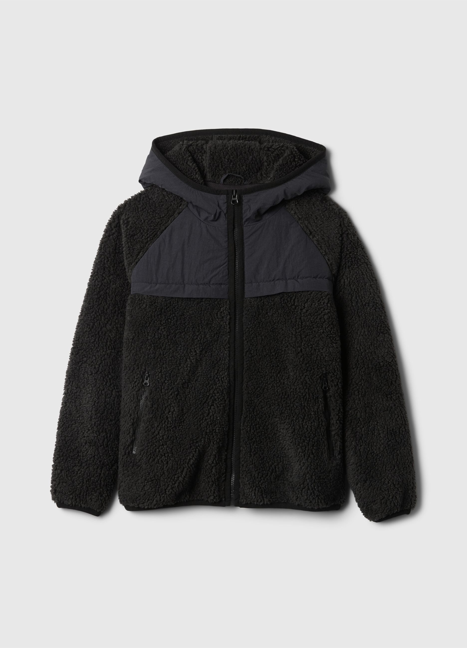 Giacca in sherpa con cappuccio_3