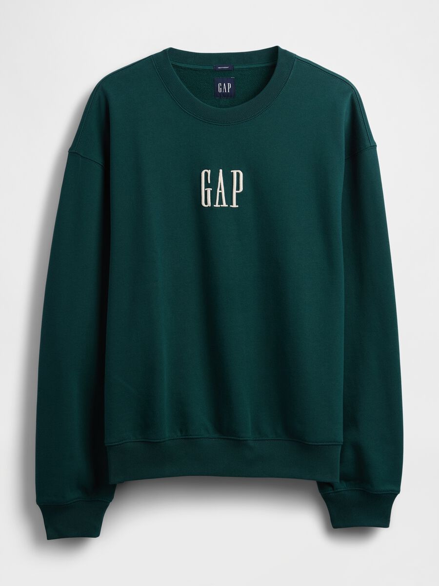 Green Crewneck Sweatshirt Man_3