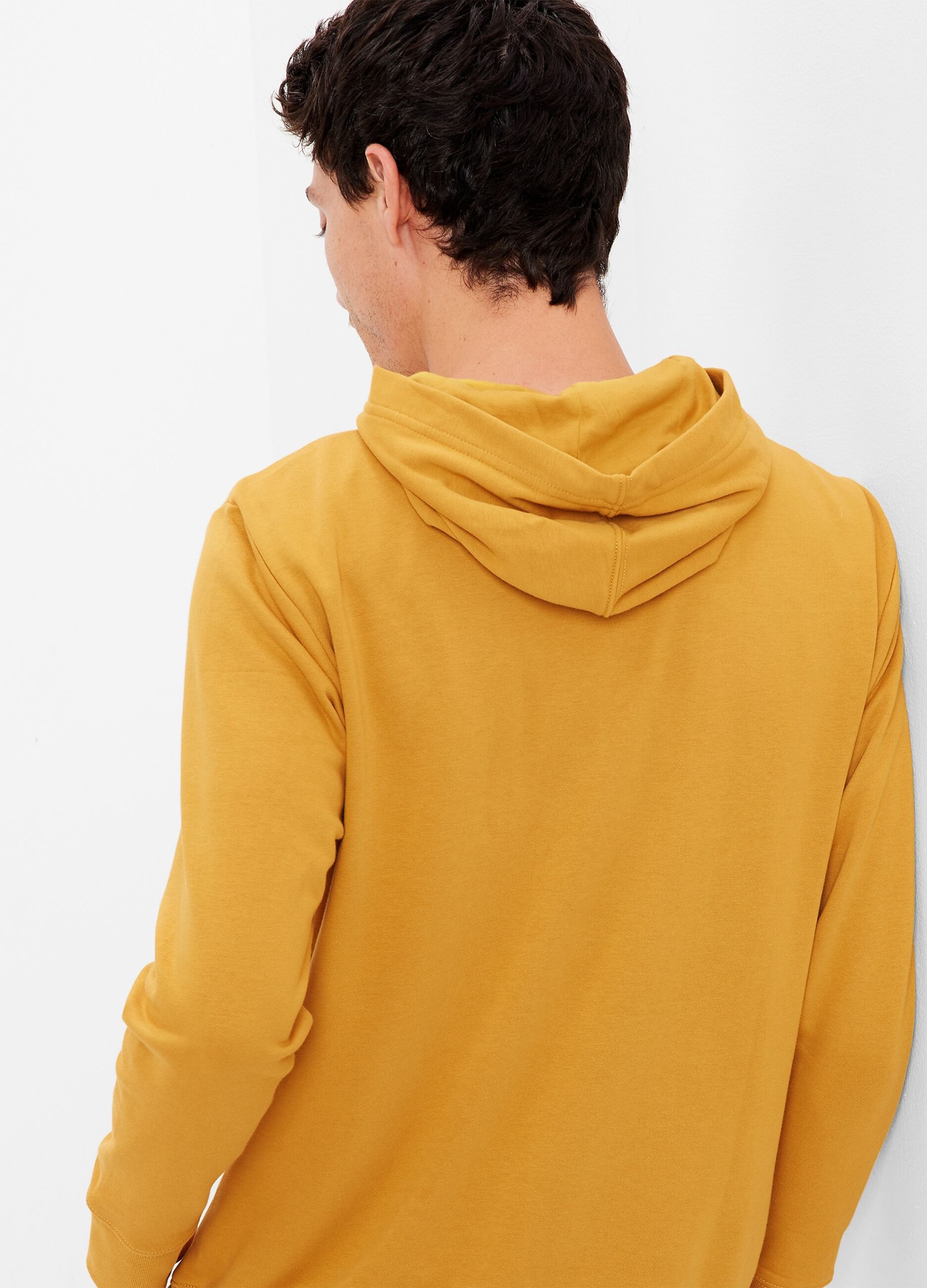Sweatshirt with hood and logo embroidery_1