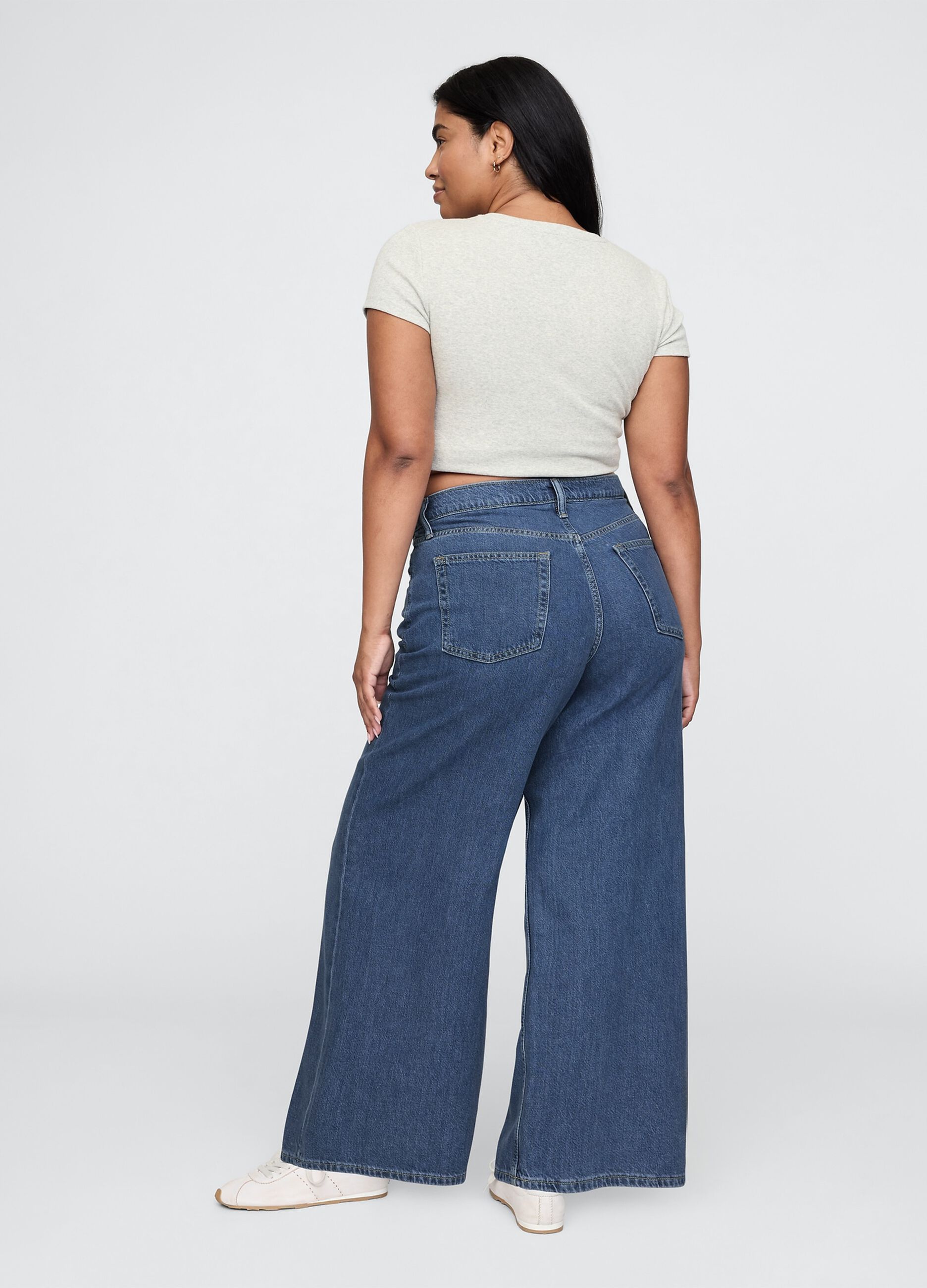 Jeans a gamba larga denim Gap_5