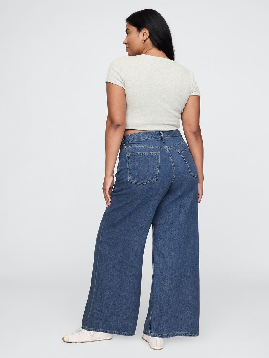 Jeans a gamba larga denim Gap Donna_5