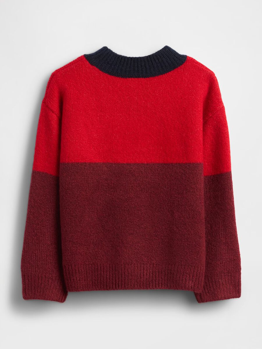 Maglione rosso e marrone per bambino Bimbo_1