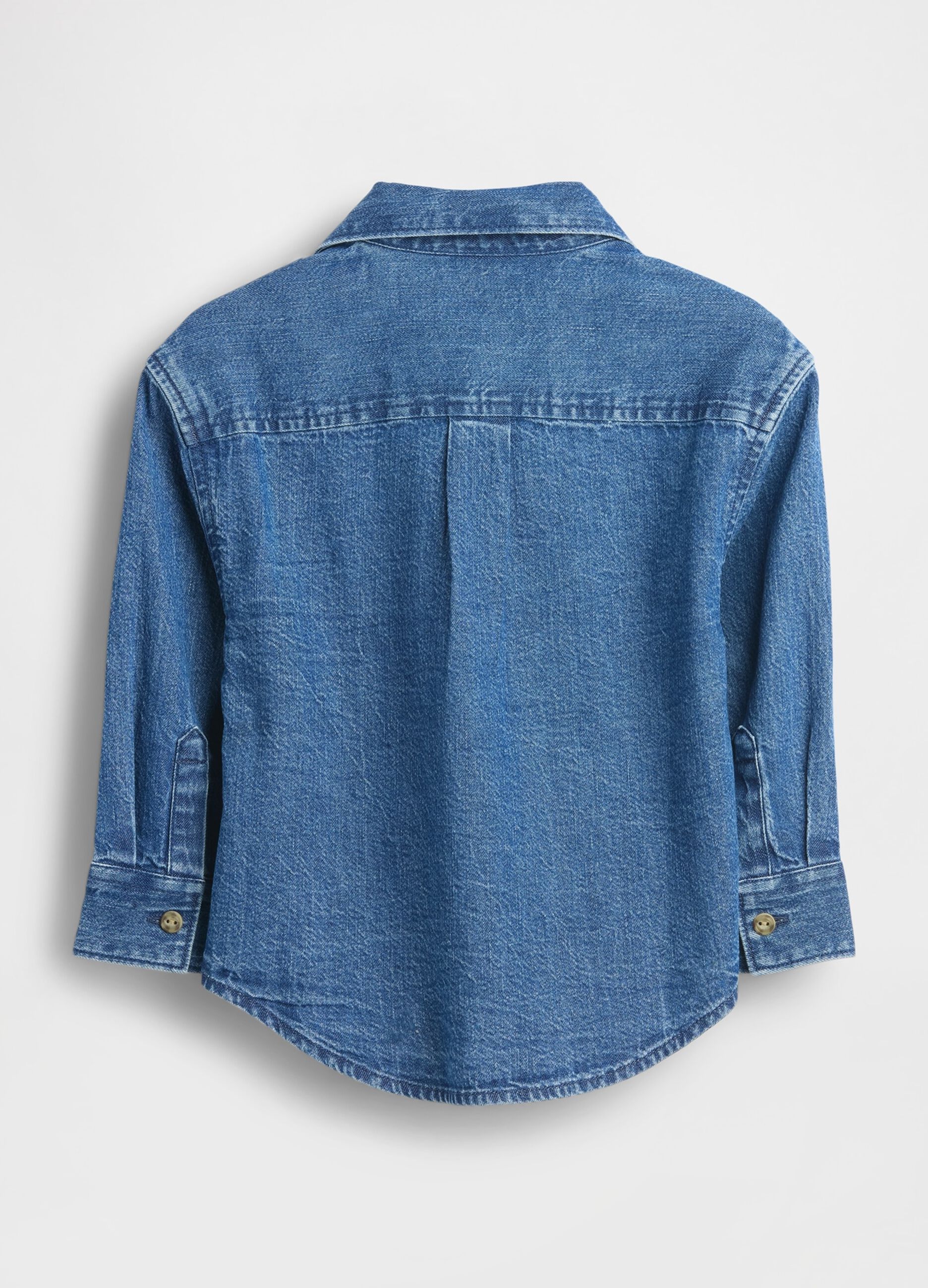 Camicia denim per bambino con maniche lunghe_1