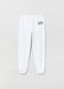 Joggers in felpa con ricamo logo_0